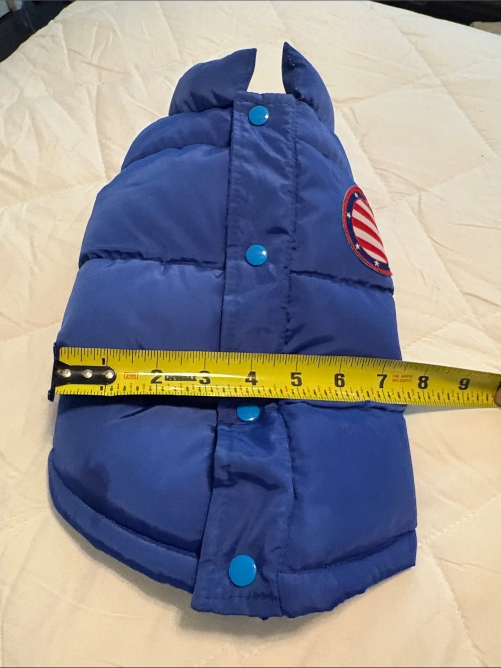 Dog small Blue Puffer jacket